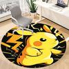 1pc Pikachu Electric Office Round Area Rug,Bedroom Living Room Home Decor, Room Deco a1016123