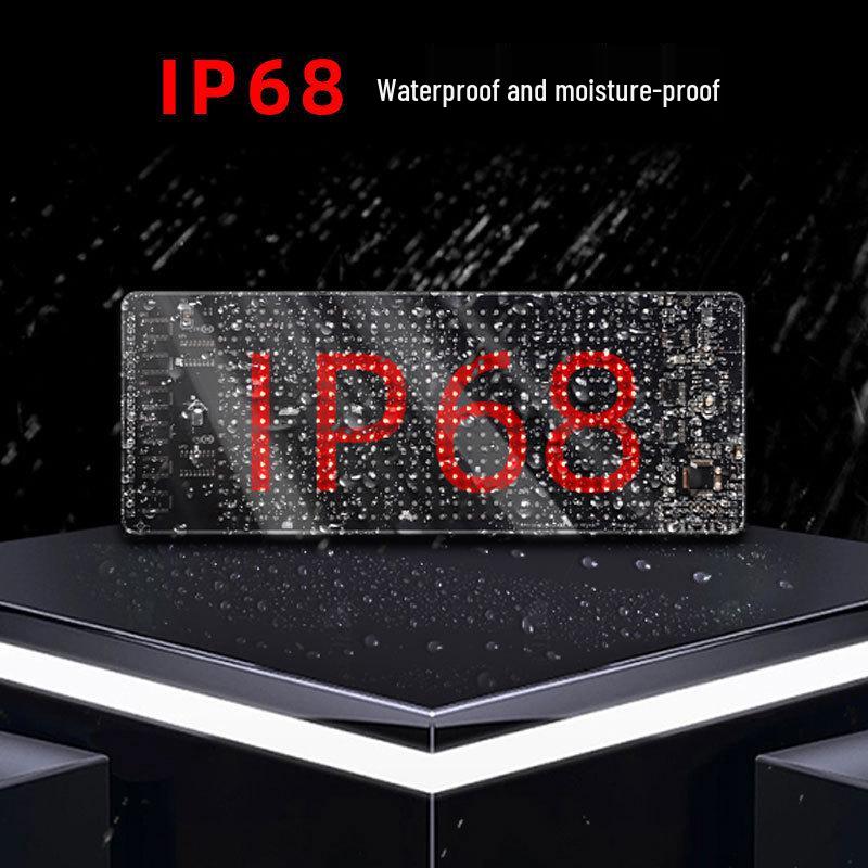 Светодиодный дисплей для автомобиля, международный: Мягкий экран «Дьявольский глаз» с управлением по Bluetooth