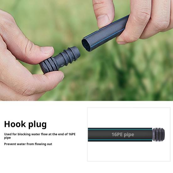 42 шт. Комплект фитингов для капельного орошения. Пластиковые соединители для трубок 1/2 дюйма для систем капельного орошения. Водостойкие, простые в установке аксессуары для капельных линий.