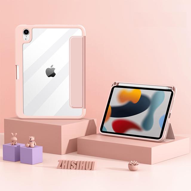 Чехол с магнитным разделением для iPad Mini 6 9, защитный чехол для планшета, акриловый прозрачный кожаный чехол для iPad9 Mini6 10,5 2021