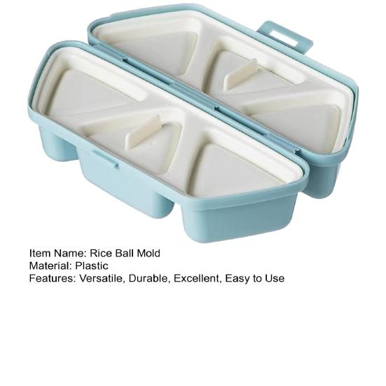 Форма для рисовых шариков, легкая форма для снятия формы, треугольная форма для суши, многоразовая пищевая треугольная форма для онигириса для дома