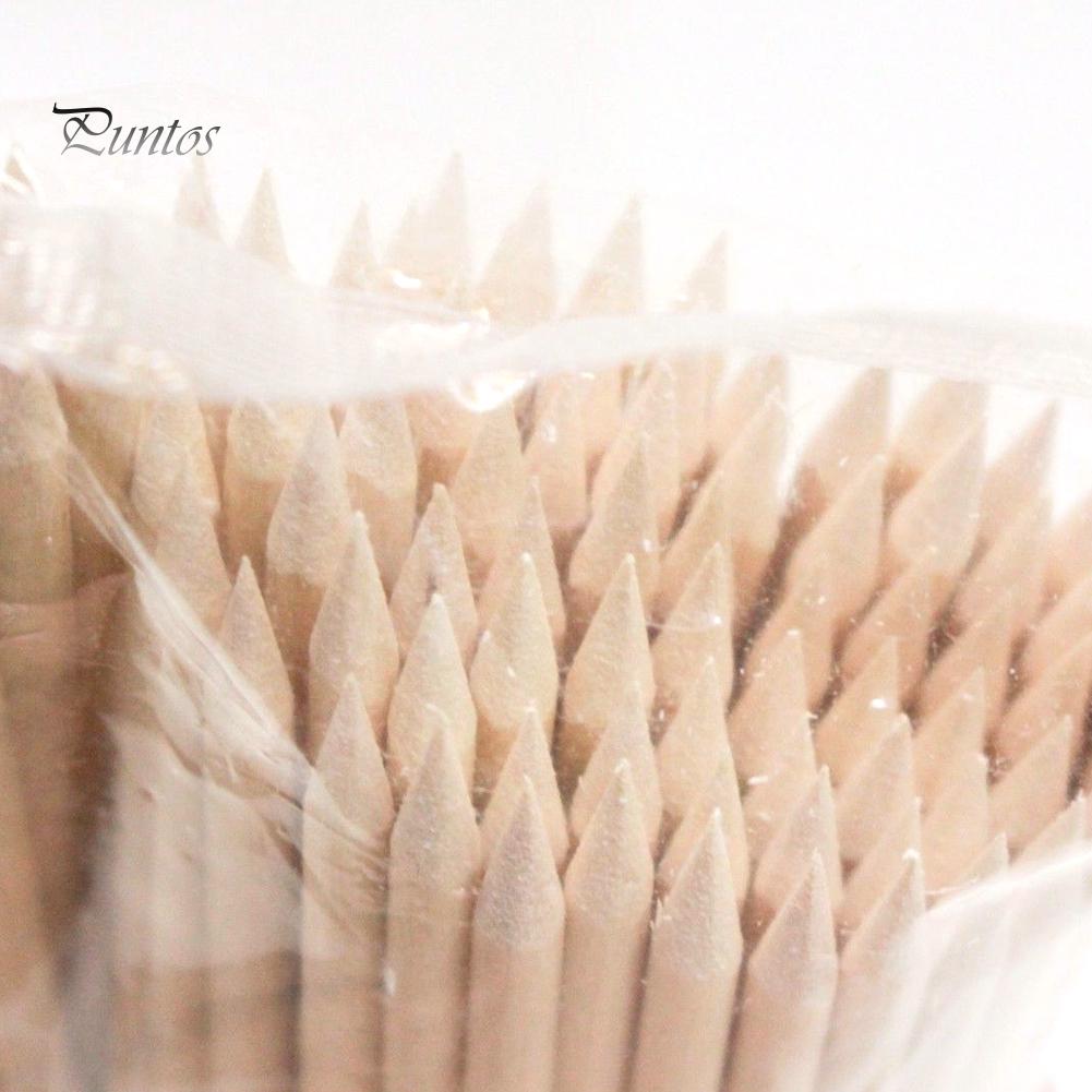 Puntos Nail Art 50 шт./упак. профессиональная деревянная палочка для удаления кутикулы, маникюра и педикюра