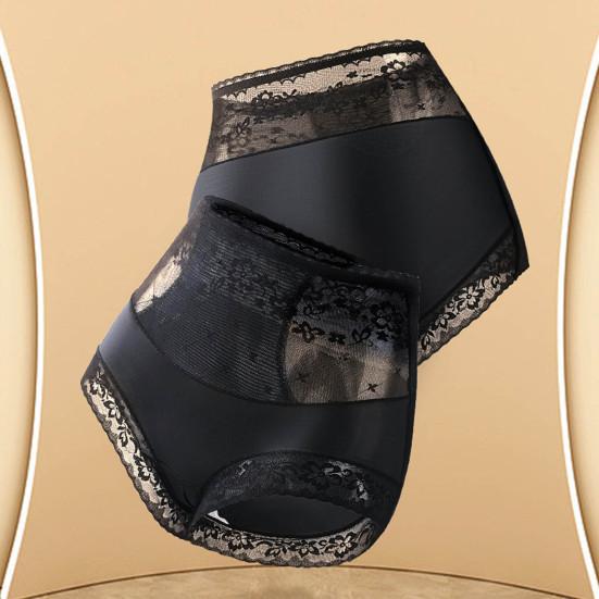 Женские трусики, бесшовные, с высокой талией, с контролем живота, кружевные, с хорошей воздухопроницаемостью, сплошной цвет, облегающие, тонкие, быстросохнущие, повседневные спортивные трусы, женские трусы