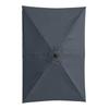 Replacement Umbrella Canopy 6.6X10 Ft Square Outdoor Shade Canopy Cover UV Protection Shade Waterproof Parasol Top Cover