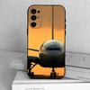 Верхний Самолет Boeing 777 Чехол для Телефона Для Samsung S25,S24,S21,S22,S23,S30,Ultra,S20,Plus,Fe,Lite,Note,10,Черный Чехол