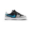 Nike Модные противоскользящие низкие кеды для скейтбординга детские, тип 'Сквош', серо-черные, синие. Для детей 3-7 лет. CJ4120-003
