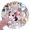50 мультяшных наклеек с Тоторо и шиншиллой: Водонепроницаемый декоративный набор для термоса, журналов, компьютеров и телефонов