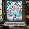 Personalized Wall Tapestry,Erling Haaland Custom Text, Soft Fabric Wall Art For Indoor Decoration