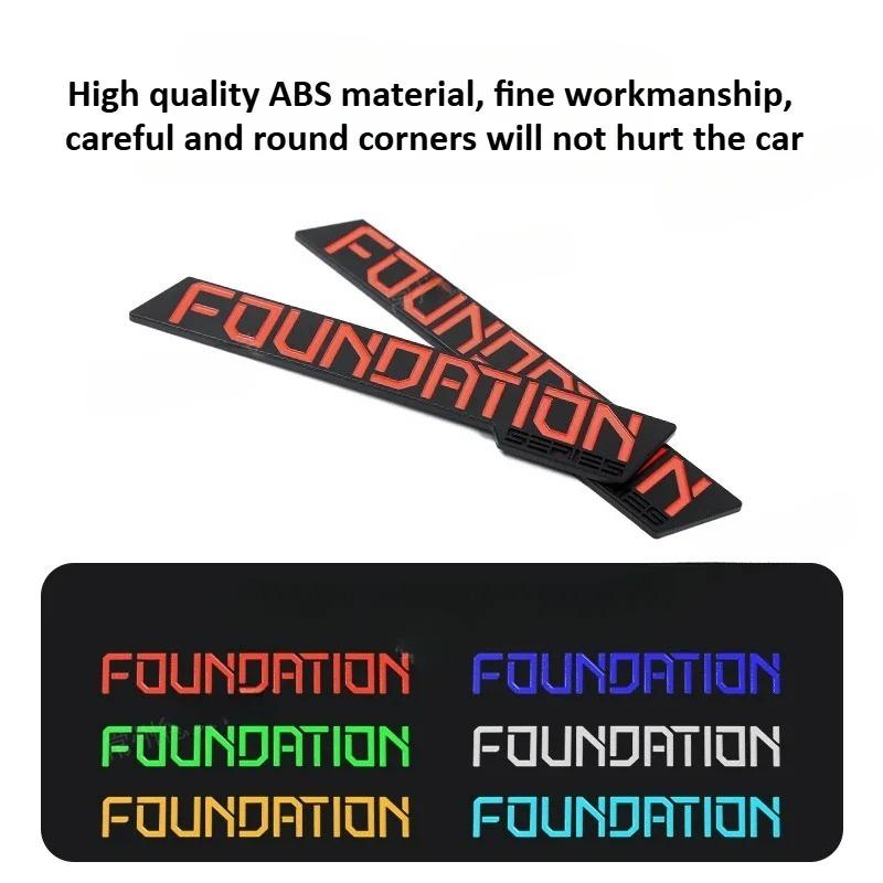 2PCS for Tesla Cybertruck 2024-2026 Car Style 3D Sticker Original Edition Foundation Limit Label Decoration Car Accessories