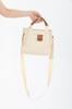 Women's Stylish and Useful Shoulder Bag Women's Cream Canvas Crossbody Mini Tote Bag Hand Shoulder Bag