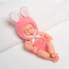19cm Mini Reborn Doll Simulation Full Body Soft Rubber Enamel Doll Cute Toy Doll