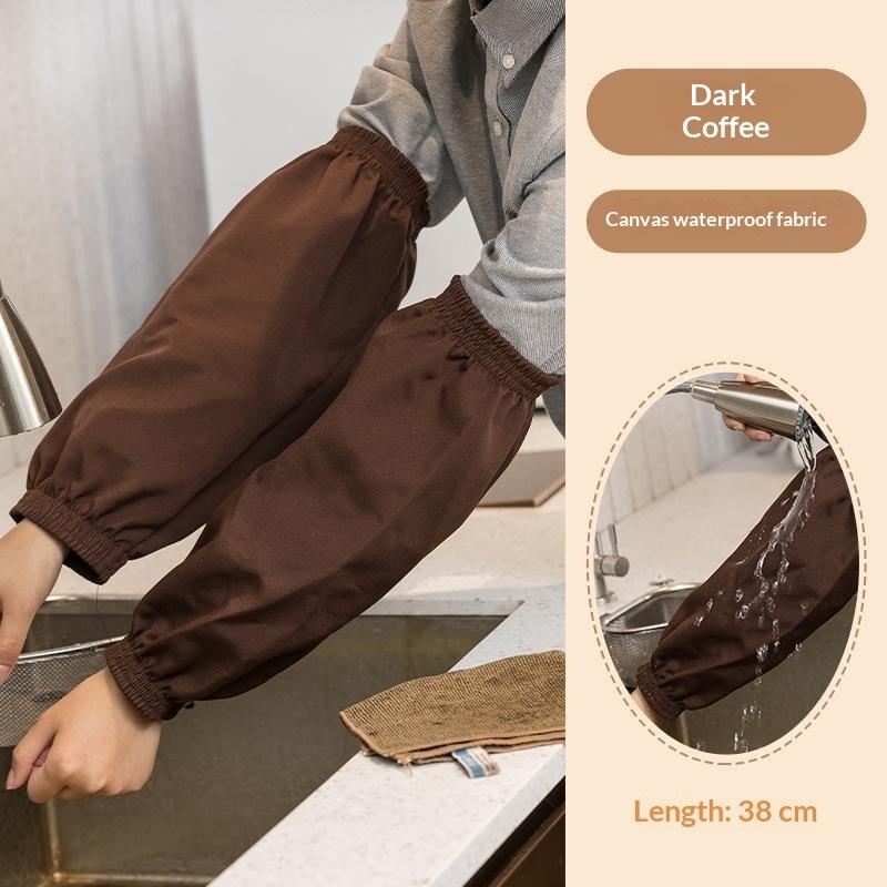 Waterproof Oil-Proof Kitchen Apron With Usb Cable Large Pockets Adjustable Shoulder Strap For Kitchen Cafe Gardening Painting