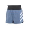 Серия Terrex SS23 Логотип Outdoor Sports Обычные быстросохнущие шорты Женские шорты Miracle-Blue-Grey HT9393