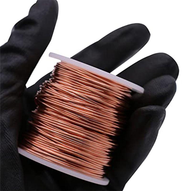 WON Аксессуары из чистой медной проволоки Детали Яркие, 16 AWG, Диаметр 0,051 дюйма, Длина 115 дюймов