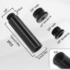 TORMEN Microphone Stand Extension Tube Set of 2, including one durable aluminum alloy 5/8-inch female to 3/8-inch and one 5/8-inch female to 1/4-inch