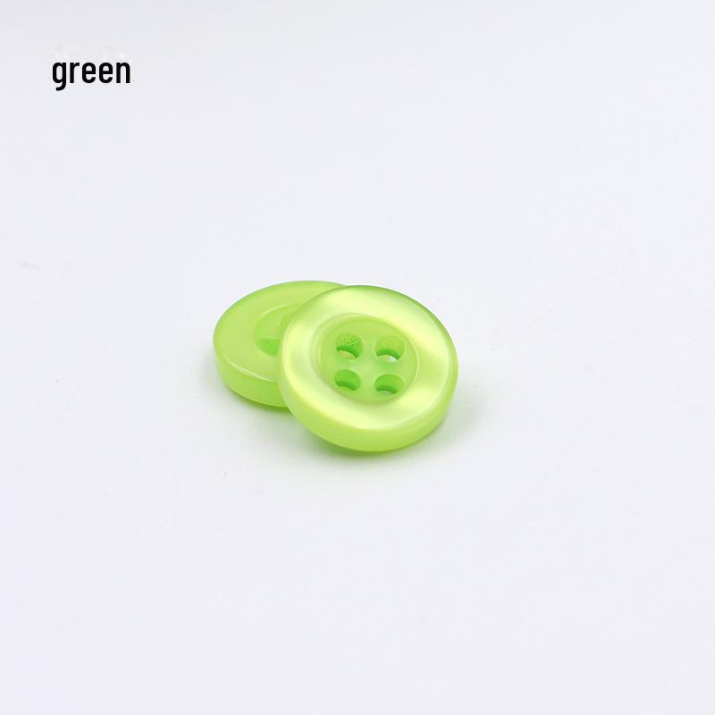 Перламутровые однотонные пуговицы с четырьмя отверстиями для манжет и воротников рубашек