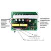 Повышающий трансформатор DC12V-14.5V до AC220V Плата инвертора 500 В Повышающий преобразователь Зарезервированный интерфейс вентилятора контроля температуры