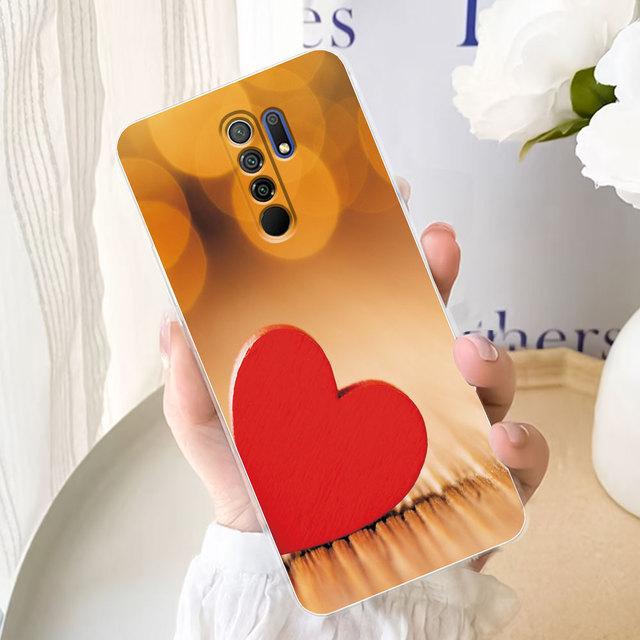 Для Redmi 9A 9C NFC чехол для Xiaomi Redmi 9 силиконовый модный прозрачный чехол из ТПУ для Xiaomi Redmi 9T 9AT чехол для телефона Fundas