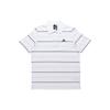 Striped Sports Casual Short Sleeve Polo Shirt Men Tops White GP1000