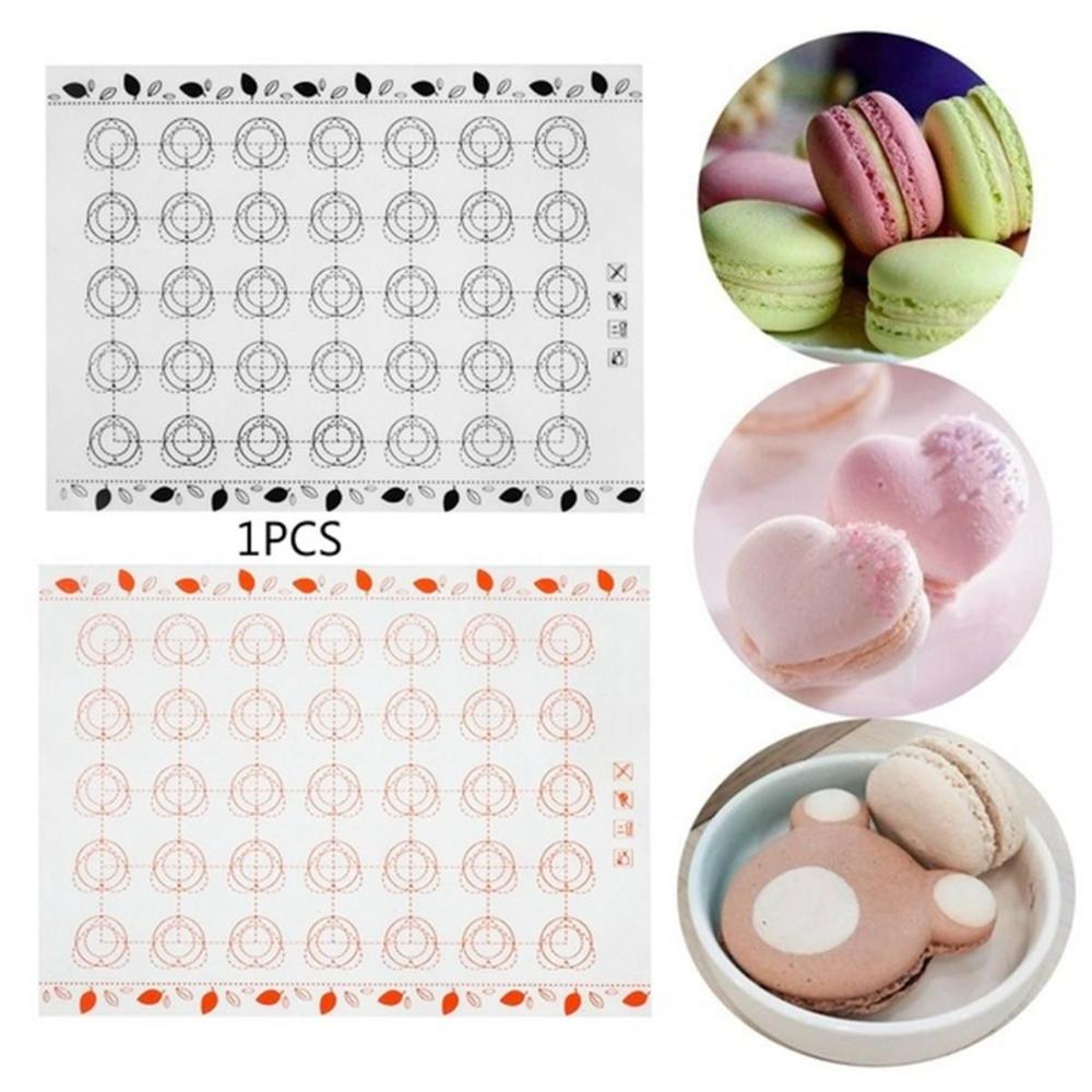 Stick Fondant Home Silicone Kitchen Pastry Sheet Macaron Baking Mat Rolling Dough Pad Cake Tools