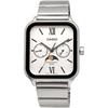 Casio CASIO Стандартные аналоговые мужские часы с фазами луны MTP-M305D-7A2V Металлический ремешок Серебристый (Зарубежная модель) [Параллельный импорт]
