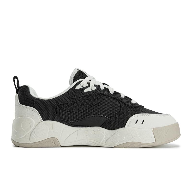 Fila Серия Milano Обувь меняющая цвет Хамелеон Удобные дышащие низкие кроссовки Женские кроссовки Черный Белый F12W623305FBT