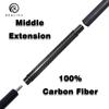 Заводская поставка Удлинитель из 3K Углеродного волокна для кия для пула Средняя удлиненная рукоятка Быстросъемный удлинитель для кия для пула Tacos De Billar