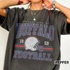 Comfort Colors Buffalo Football Vintage Style Shirt, Retro Buffalo Football Shirt, Buffalo Fan Gift Game Day