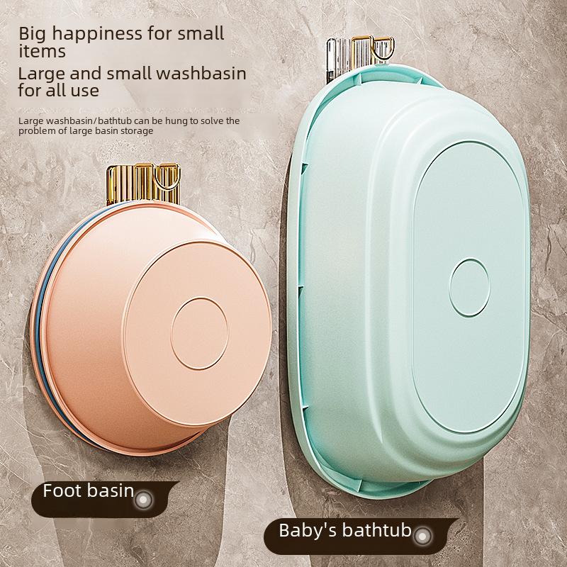 Бытовые крючки для умывальника для ванной комнаты, настенный органайзер для раковины, стеллаж для хранения, штамповка, бесплатный крючок для раковины для ванны, вешалка, инструменты