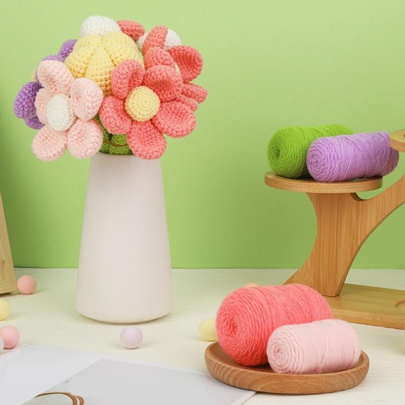 Crochet Flower Bouquet Kits Flower Crochet Starter Kits Crochet Bouquet Kits Crochet Plant Kits for Home Decoration