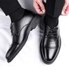 Обувь Зимние Оксфорды Британский Business Casual Трехголовые Кожаные Туфли Туфли для Формальных Мероприятий Свадьбы Жениха Обувь Дерби