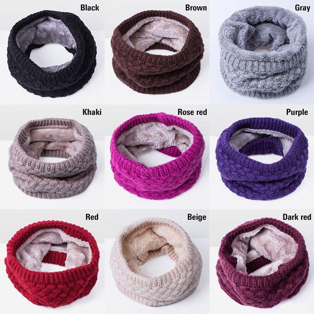 Зимние аксессуары Круглый воротник-хомут Теплая шаль Зимний шарф