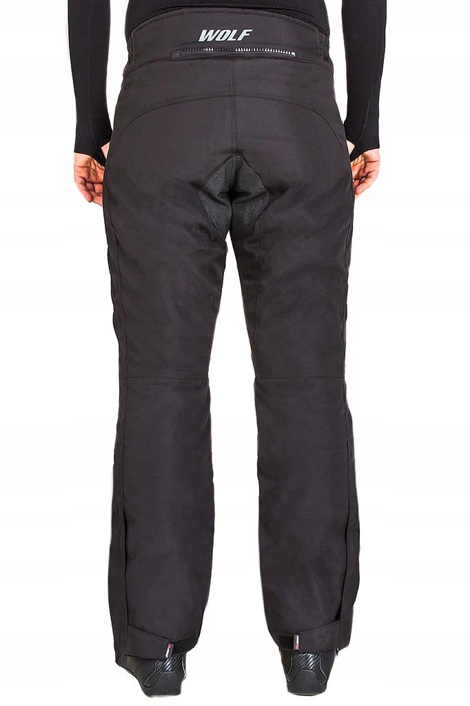 WOLF TEXTILE MOTORCYCLE PANTS EXPLORER BLACK