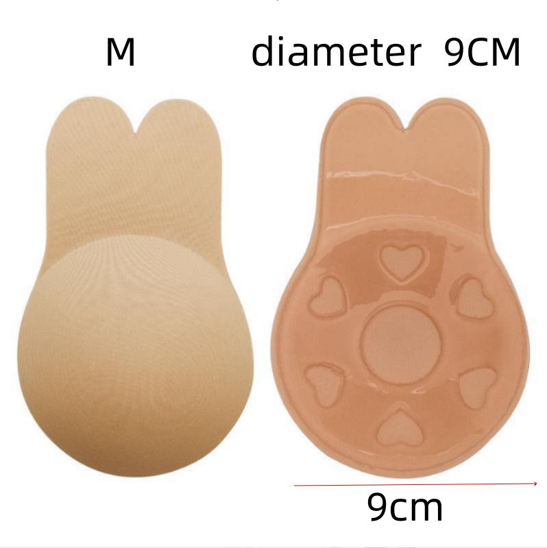 1 пара невидимых бюстгальтеров с заячьими ушками, многоразовые силиконовые накладки на соски, наклейки на грудь, невидимая лента для подтяжки бюстгальтера