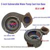 Submersible Pump Volute with Iron Head, Aluminum Impeller, and Base Bottom Net (3" & 4" Outlet) - Pump Accessories.
