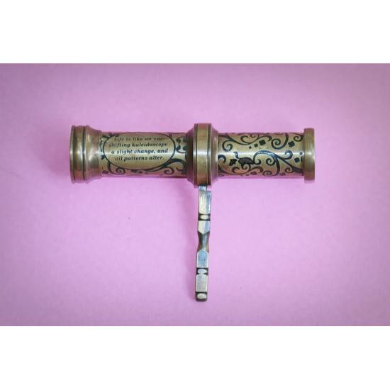 Personalised Kaleidoscope, Brass Kaleidoscope, Engraved Kaleidoscope, Personalized Gifts for Mom & Son,