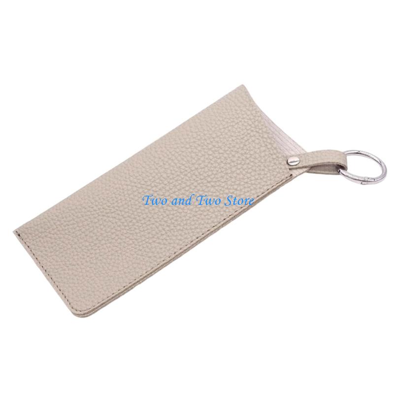 HX6F Many Purpose Eyewears Pouchs Lightweight PVC Materials Hanging Hook Protective Lining