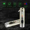 Mini LED Flashlight 10 Light Mode Self-Defense Tactical Keychain Flashtorch High Powerful Portable Outdoor Lighting