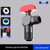 All-Copper Quick-Open Universal Angle Valve for Kitchen and Toilet (4-Point, Cold and Hot)