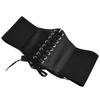 1pcs Adjustable Length Elastic Waist Belt Lace-Up Design Waspie Corset Belt  Clothing Decoration