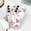 Retro Butterfly Transparent Phone Case For Samsung Galaxy S22 S21 S20 FE Plus Ultra Soft TPU Cover