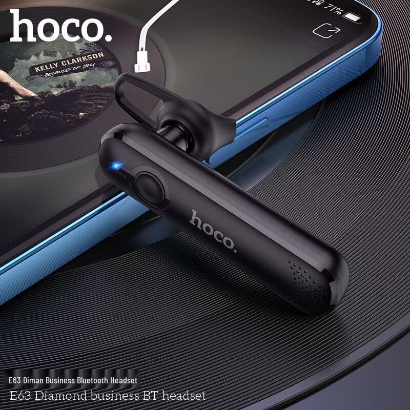 Bluetooth-гарнитура HOCO E63 Dyman Business с заушиной