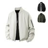 Spring and Autumn Men's Baseball Jacket Casual Pilot Solid Color Men's Youth Casual Jacket