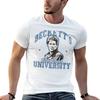 Becketts Time Travel University Tshirt T Shirts Cotton 100 Essential T Shirt Anime T Shirts Oversize Tshirt