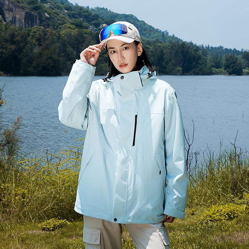 Куртки для мужчин, куртки три в одном для женщин, ветрозащитные и водонепроницаемые скрытые куртки, куртки для альпинизма