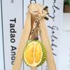 Durian Model Simulation Durian Keychain Bag Accessories SImitation Durian Key Chain  Car Pendant