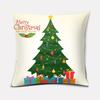 Рождественская тема Декоративный принт Наволочка Подушка для дома Гостиная Диван