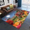 Rainbow Sailing Ship Area Rug, Ocean Decor Floor Mat