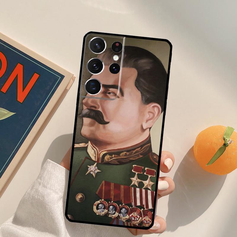 Чехол для телефона Сталин для Samsung Galaxy S24 S25 S26 Ultra S20 S21 S22 S23 Plus S10 S25 FE Задняя крышка
