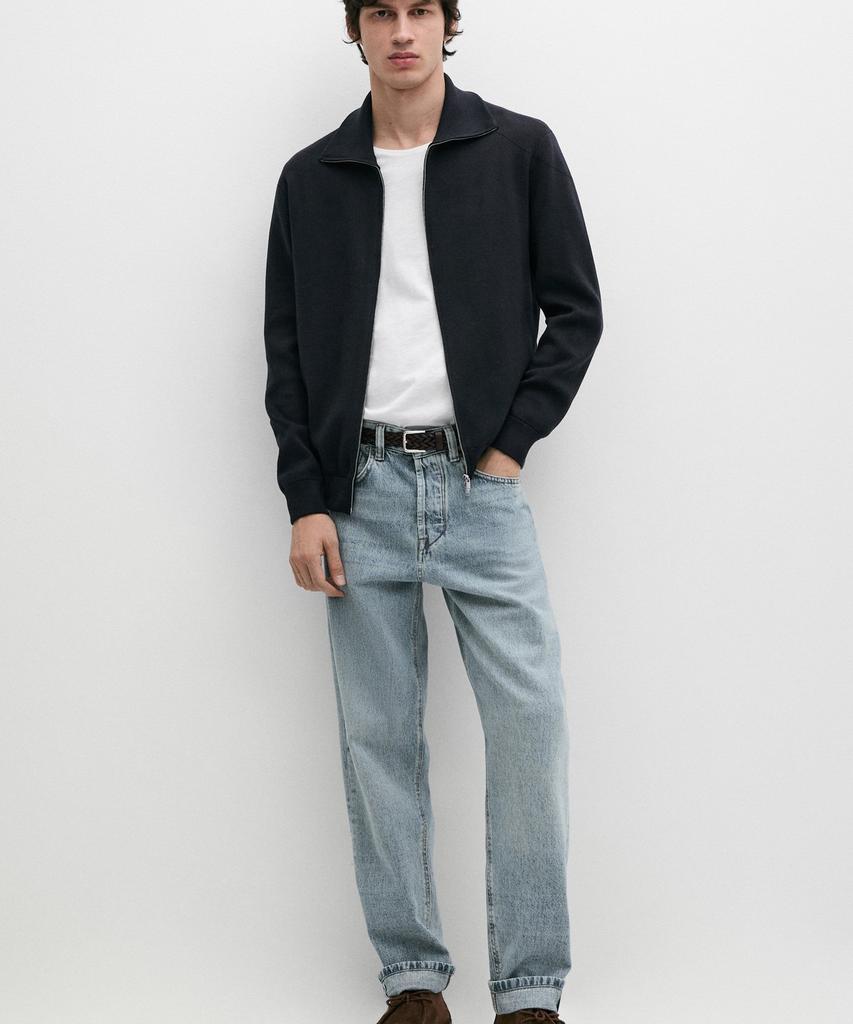 Massimo Dutti Кардиган на молнии из 100% хлопка